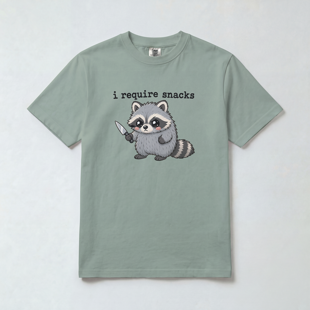 I Require Snacks Raccoon