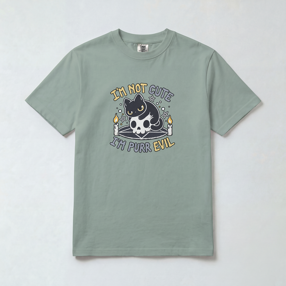 Purr Evil Cat Sticker