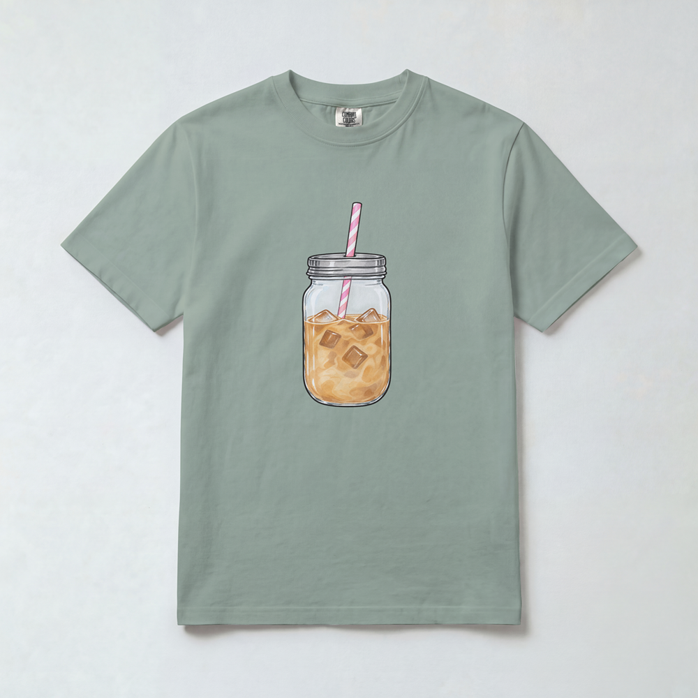 Watercolor Iced Coffee