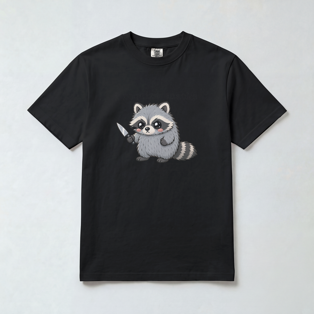 I Require Snacks Raccoon