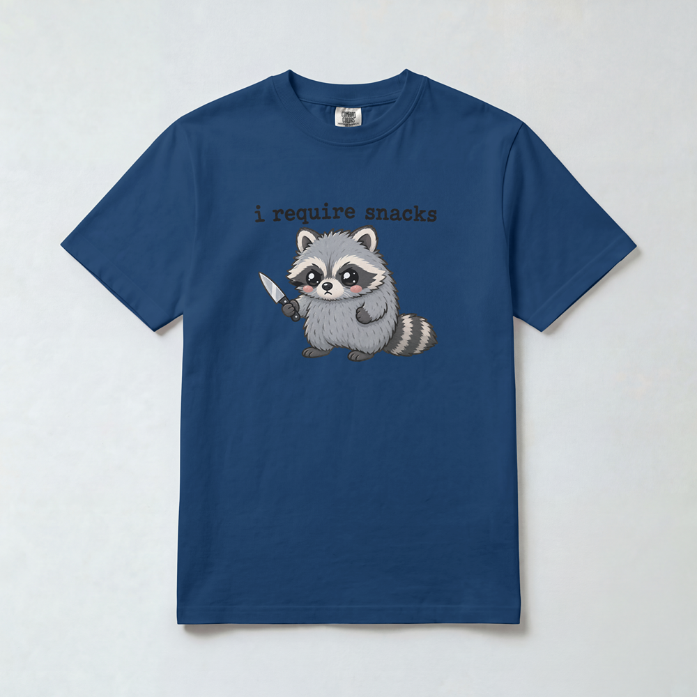 I Require Snacks Raccoon