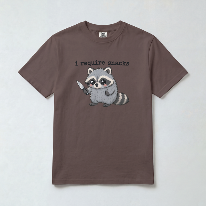 I Require Snacks Raccoon