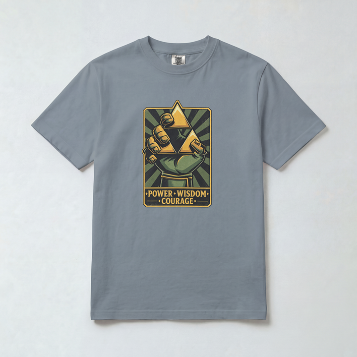 Power, Wisdom, Courage Emblem
