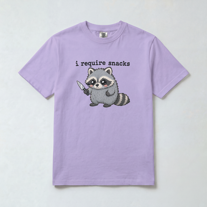 I Require Snacks Raccoon