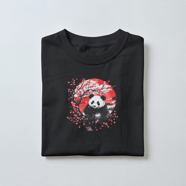 Panda Under the Cherry Blossoms  - Toddler
