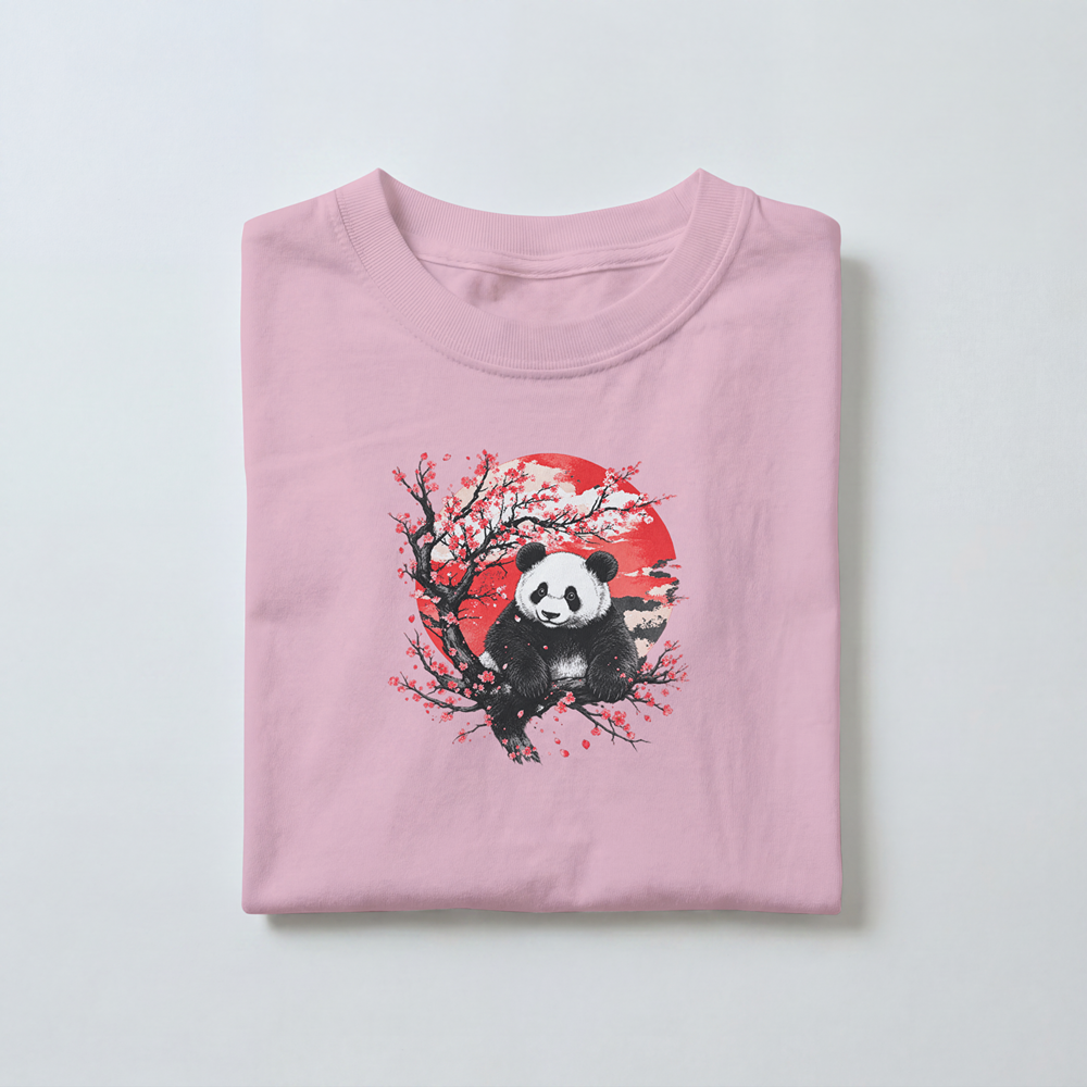 Panda Under the Cherry Blossoms  - Toddler