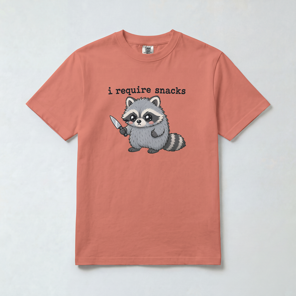 I Require Snacks Raccoon