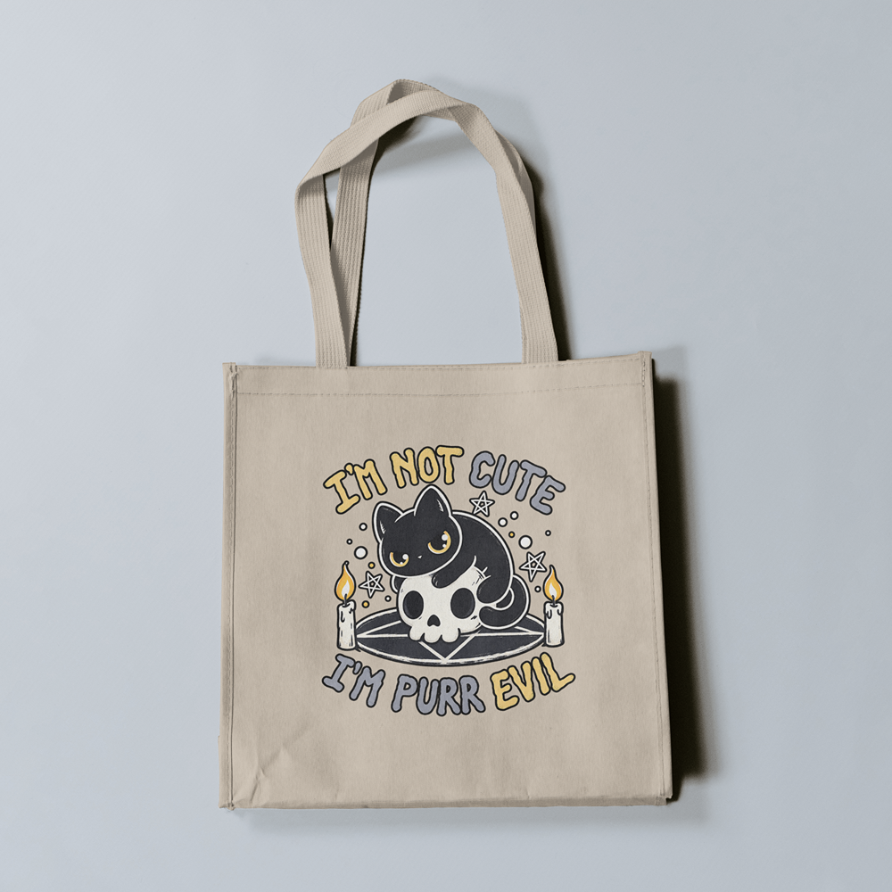 Purr Evil Cat Sticker