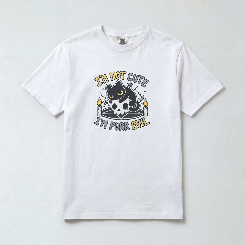 Purr Evil Cat Sticker